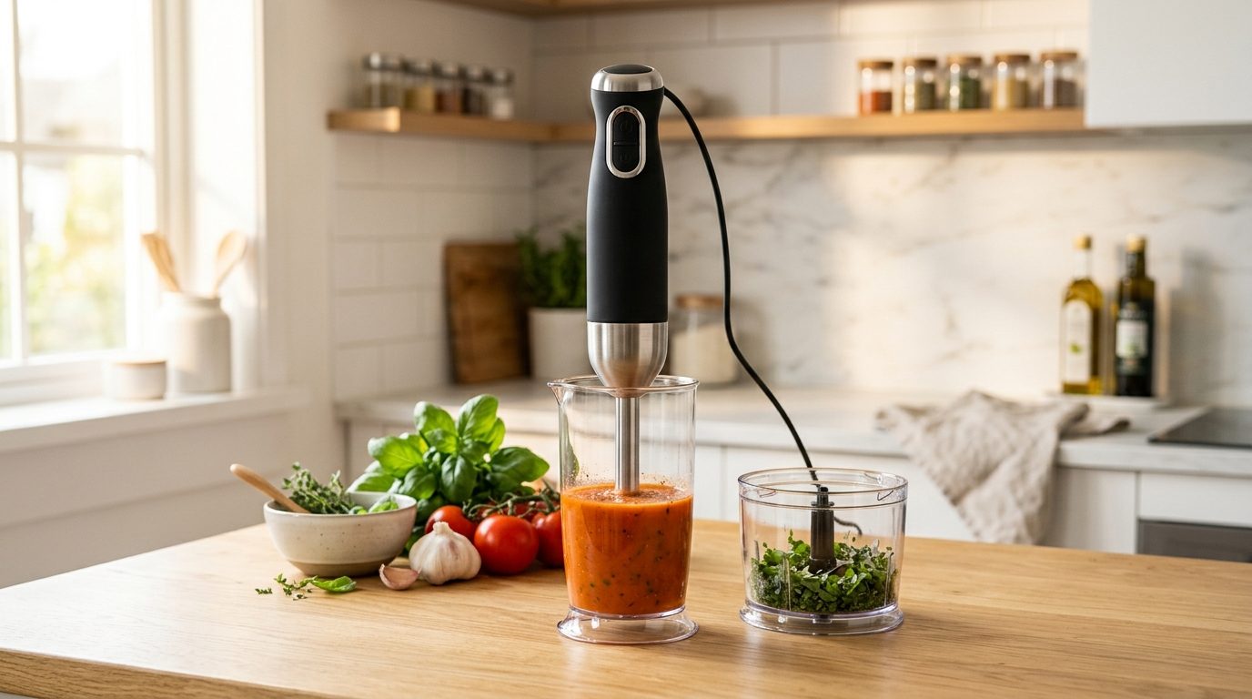 Test du mixeur plongeant Black+Decker 800W : polyvalence et efficacité au quotidien