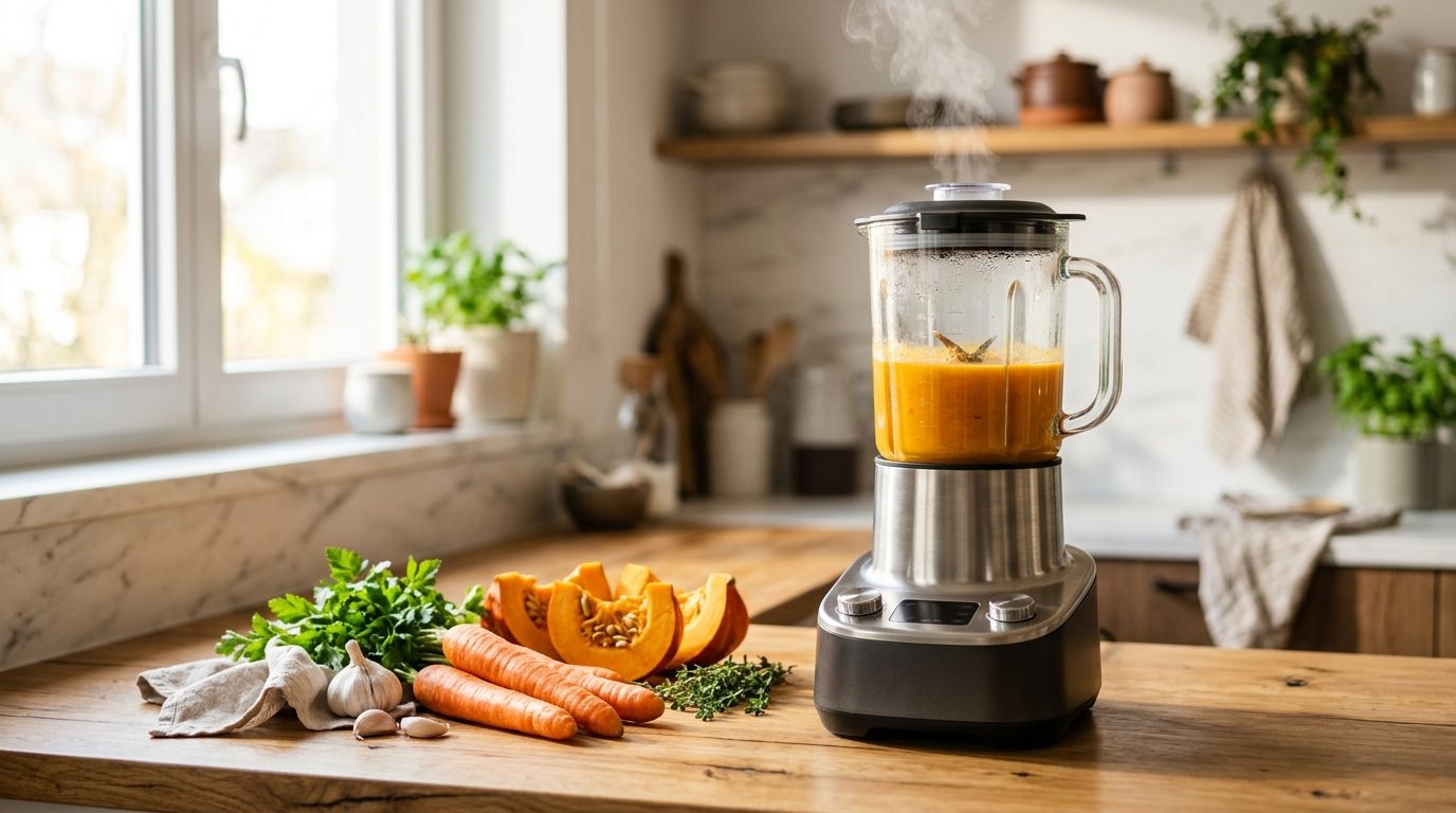 Test complet du blender chauffant Moulinex 1400W : polyvalence et efficacité