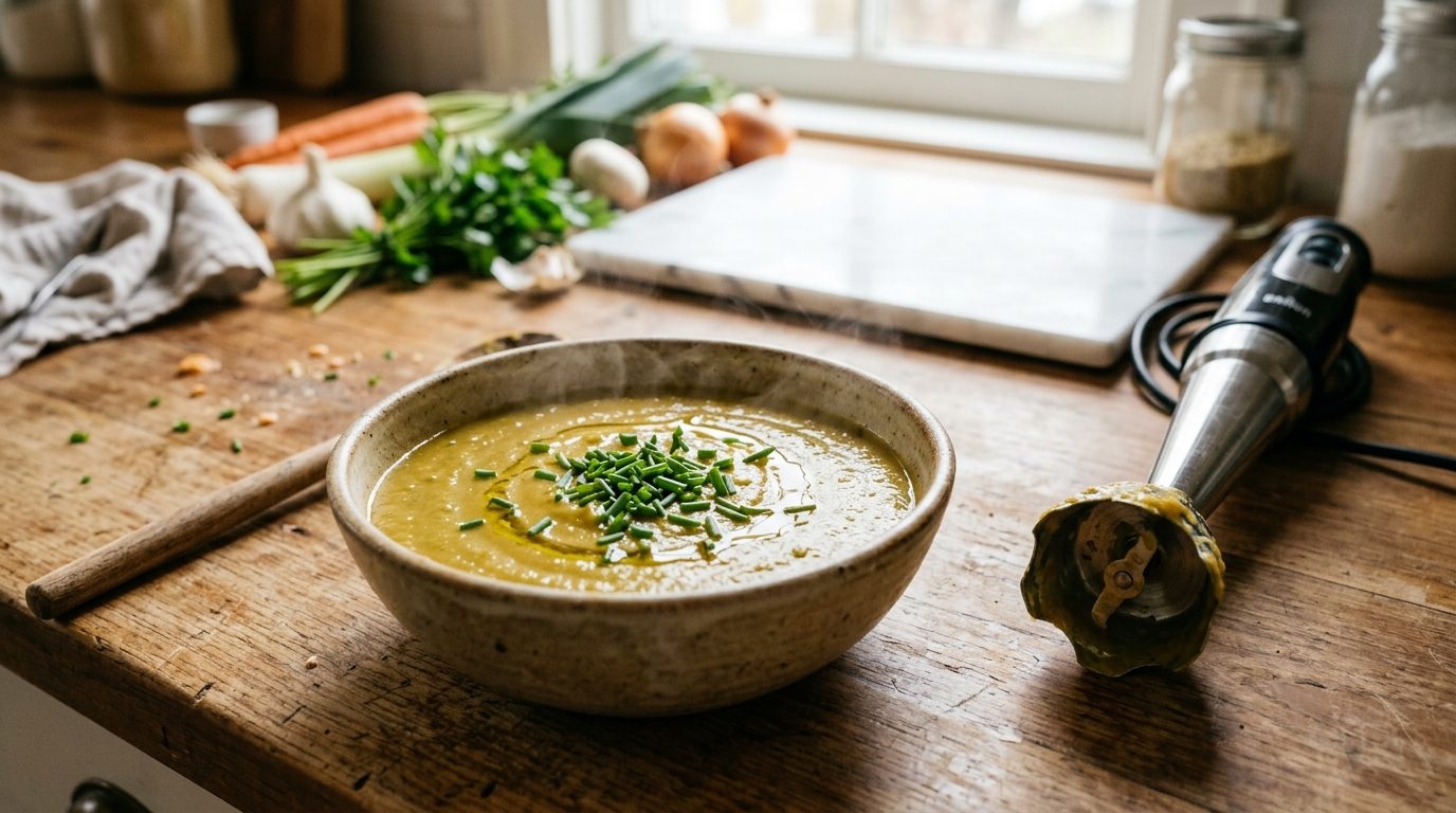 Purée au mixeur plongeant : la méthode infaillible pour une texture parfaite